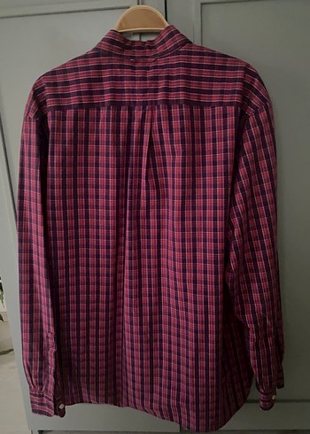 Tommy Hilfiger Bordo Ekoseli Uzun Kollu Erkek Gömlek - Görsel 2