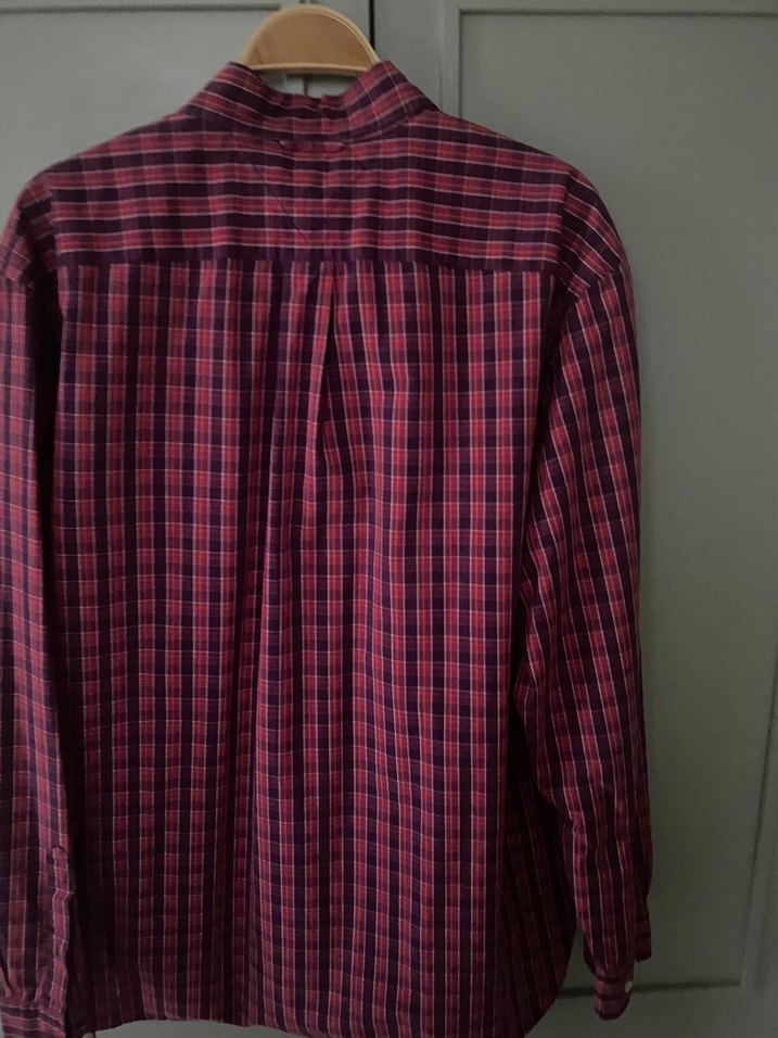 Tommy Hilfiger Bordo Ekoseli Uzun Kollu Erkek Gömlek - Görsel 3