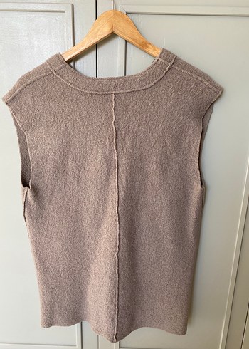 Zara V Yaka Kadın Yün Süveter - Görsel 3