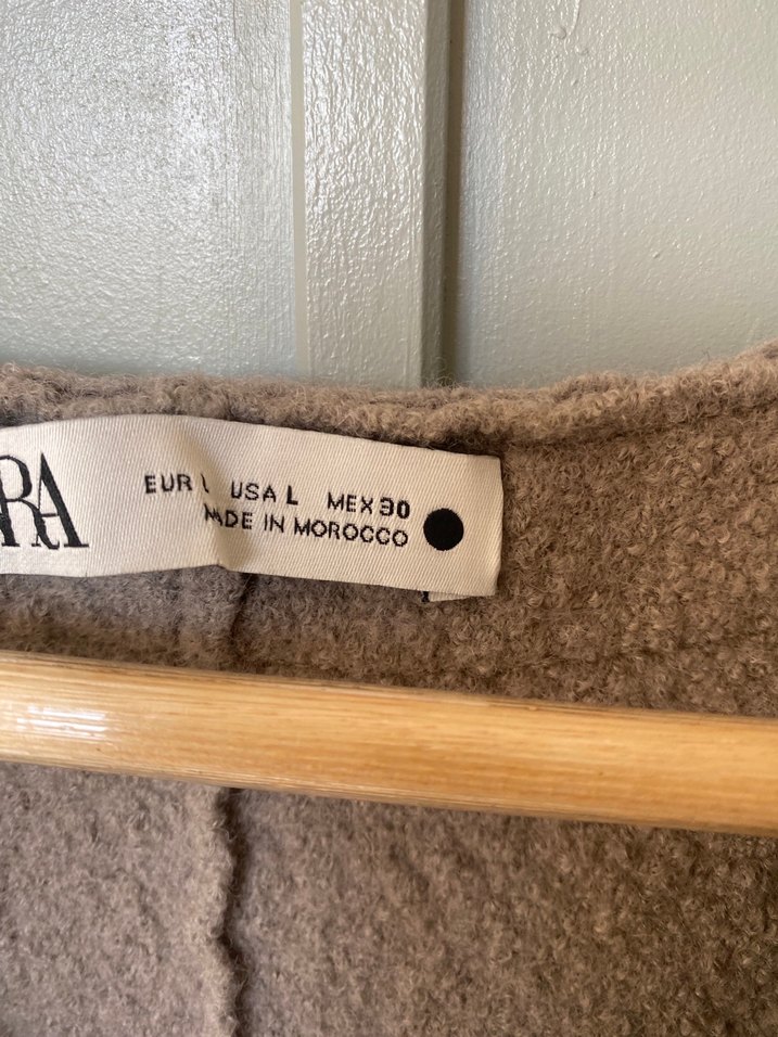 Zara V Yaka Kadın Yün Süveter - Görsel 2