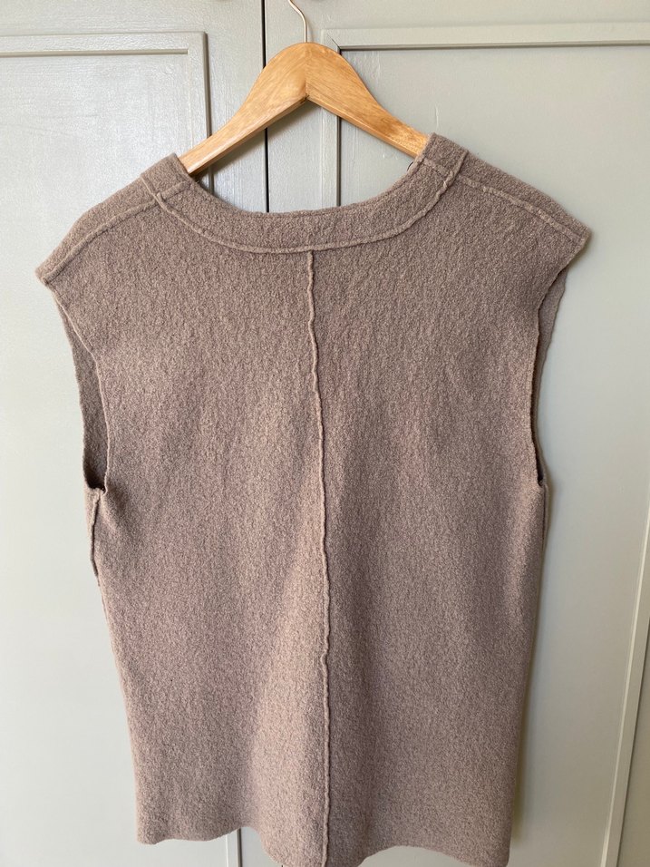 Zara V Yaka Kadın Yün Süveter - Görsel 4