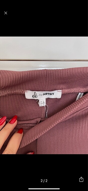 Koton İspanyol paça pantolon