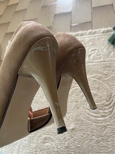 Diğer Stiletto süet topuklu ayakkabı