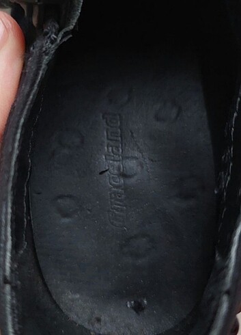 38 Beden siyah Renk Kalın Topuklu Ayakkabı (Graceland)