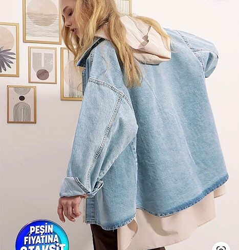 m Beden Denim ceket