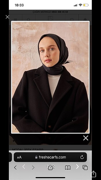 Modal ipek eşarp Freshscarf