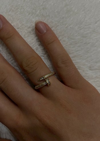 Cartier model zirkon taşlı yüzük - Görsel 2