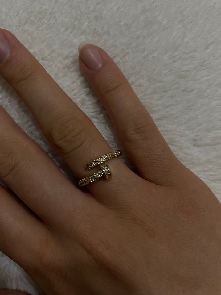 Cartier model zirkon taşlı yüzük - Görsel 2