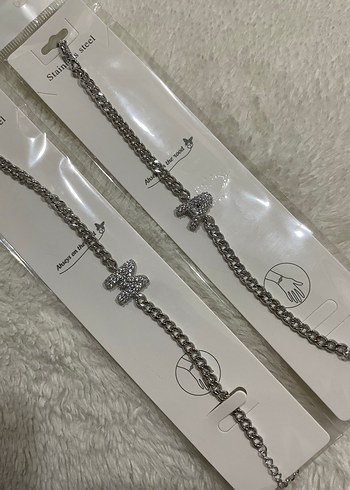 A harfi zincir detaylı bileklik - Görsel 5