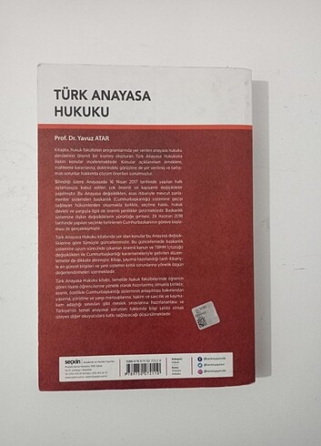  Türk Anayasa Hukuku