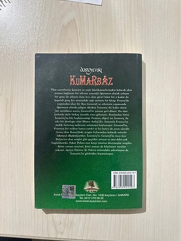  Kumarbaz - Dostoyevski