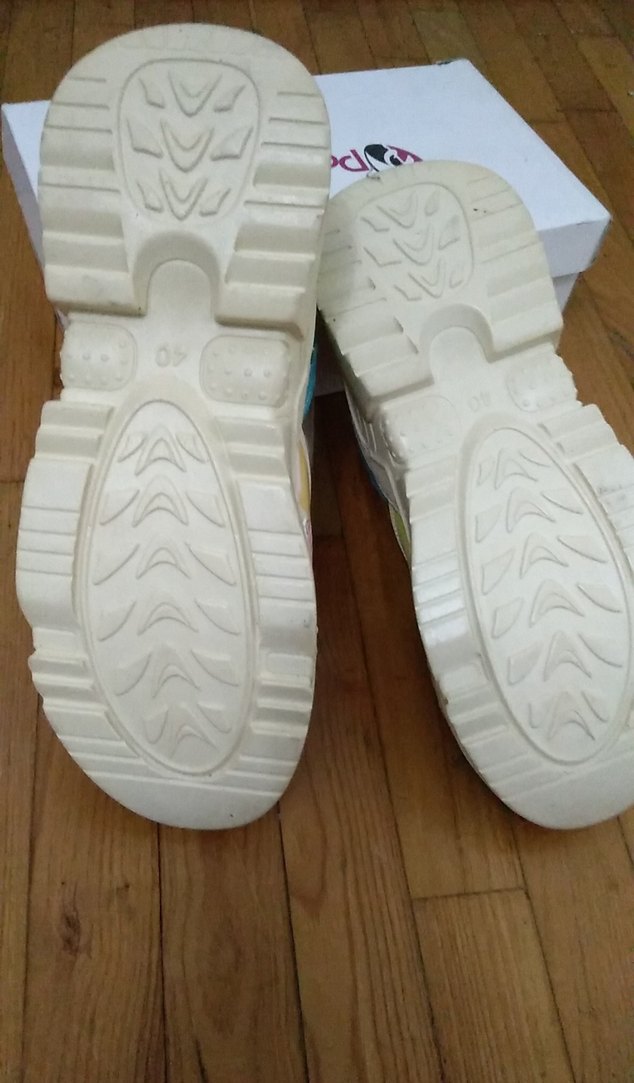 Bağcıklı Renkli Kadın Spor Ayakkabı. No: 40 - Görsel 5