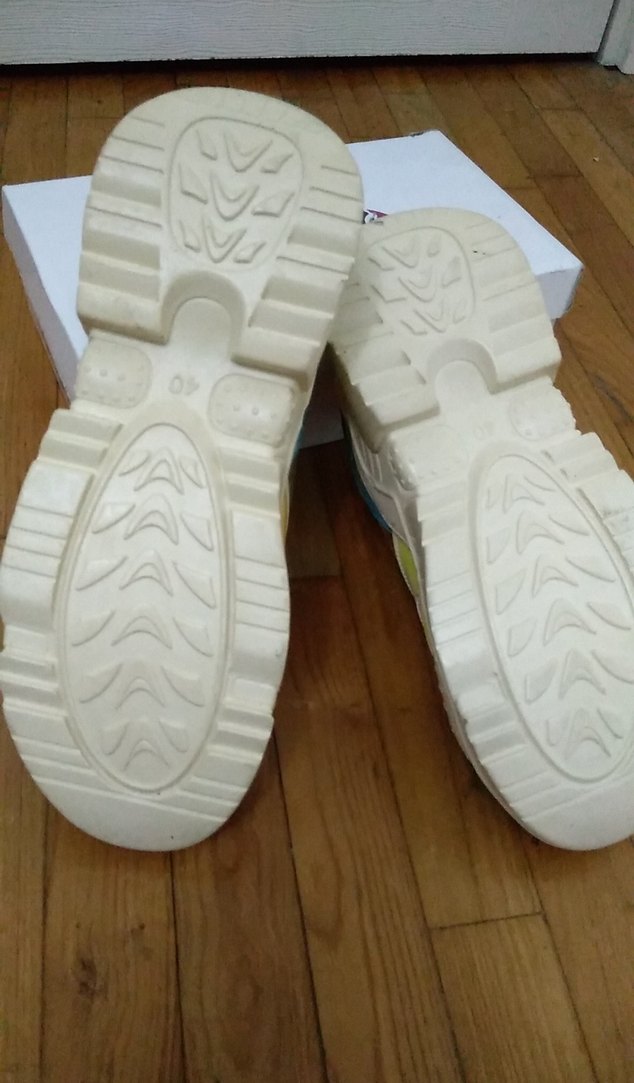 Bağcıklı Renkli Kadın Spor Ayakkabı. No: 40 - Görsel 4