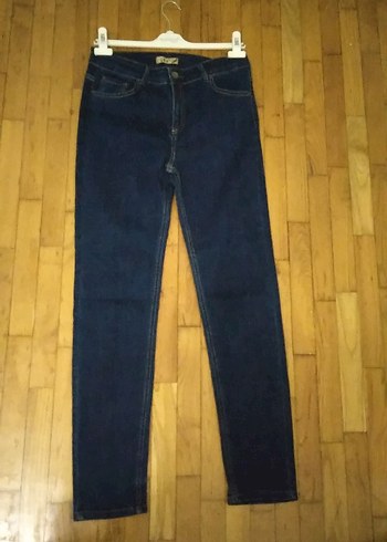 Lacivert Kadın Denim Jean 33 BEDEN - Görsel 7