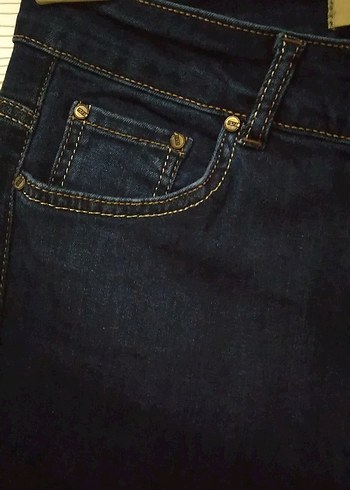 Lacivert Kadın Denim Jean 33 BEDEN - Görsel 4