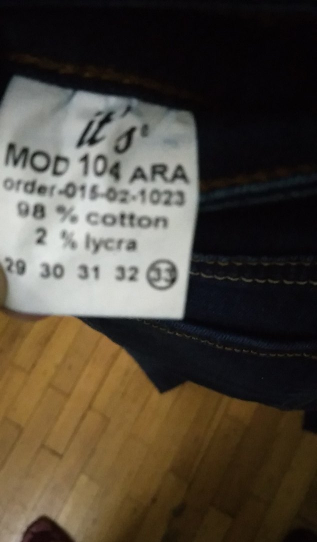 Lacivert Kadın Denim Jean 33 BEDEN - Görsel 5