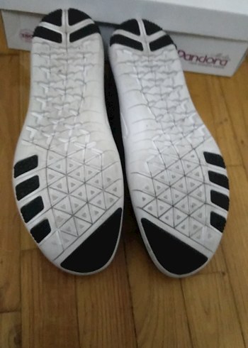 NIKE 40 No  Siyah Gri, Bağcıklı, Tekstil Spor Ayakkabı - Görsel 4