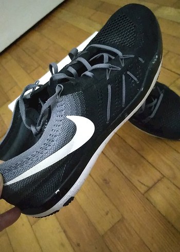 NIKE 40 No  Siyah Gri, Bağcıklı, Tekstil Spor Ayakkabı - Görsel 2