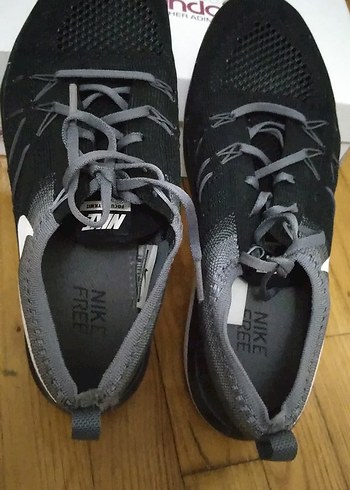 NIKE 40 No  Siyah Gri, Bağcıklı, Tekstil Spor Ayakkabı - Görsel 7