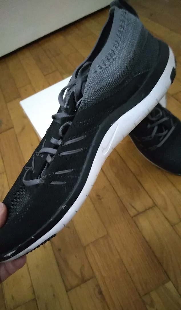 NIKE 40 No  Siyah Gri, Bağcıklı, Tekstil Spor Ayakkabı - Görsel 3