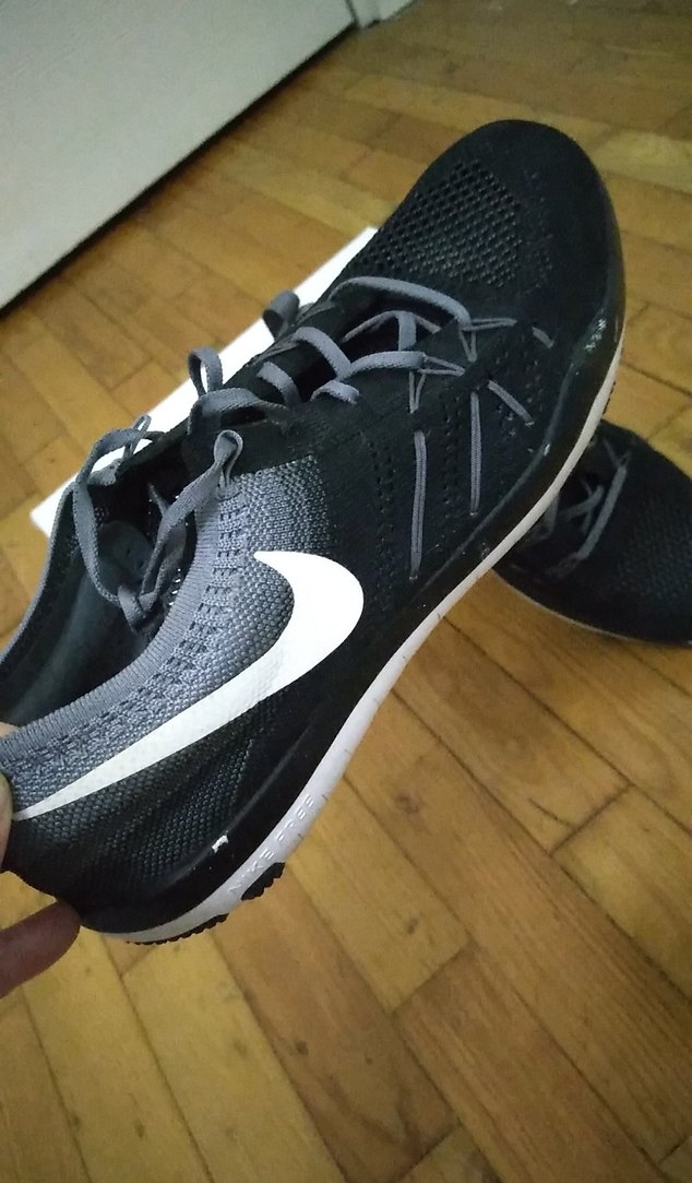 NIKE 40 No  Siyah Gri, Bağcıklı, Tekstil Spor Ayakkabı - Görsel 2