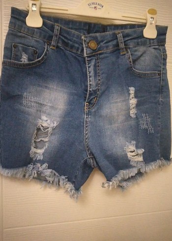 Mini Jean Şort 30 beden - Görsel 2