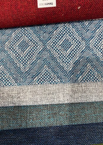 Bohem Çok Renkli kırlent Kumaşları - Görsel 4