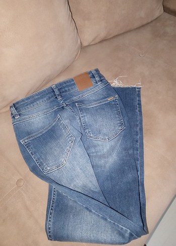 Network Mavi Yikamali Denim Jean
