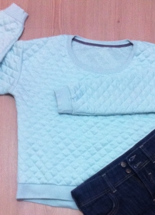 mint yeşili sweat