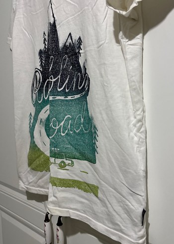 Jack & jones Beyaz Baskılı Kısa Kollu unisex Tişört - Görsel 3