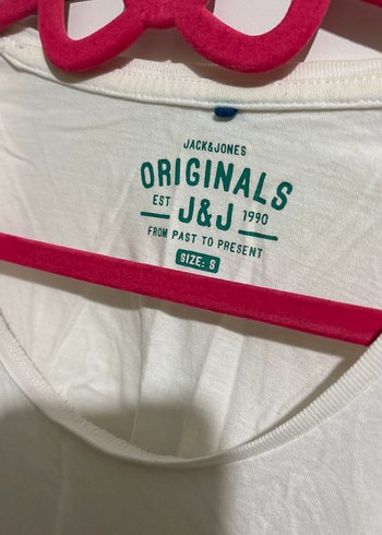 Jack & jones Beyaz Baskılı Kısa Kollu unisex Tişört - Görsel 4