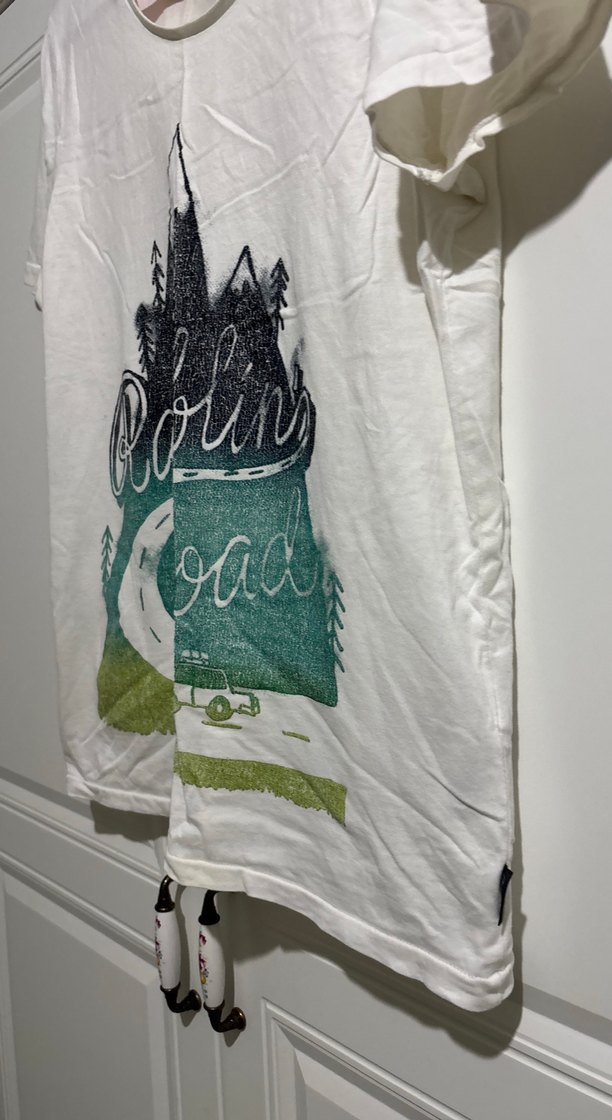 Jack & jones Beyaz Baskılı Kısa Kollu unisex Tişört - Görsel 3