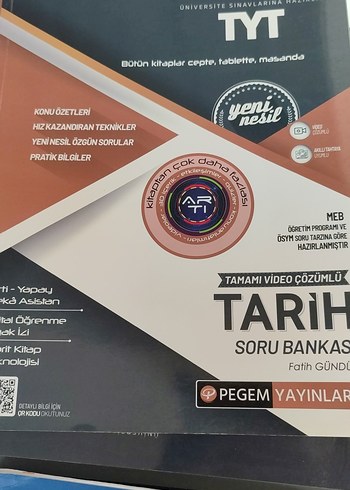 TYT Tarih Soru Bankası Pegem Yayınları