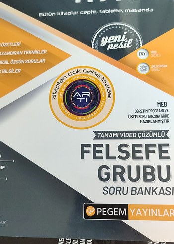 Felsefe Grubu Soru Bankası - Pegem Yayınları