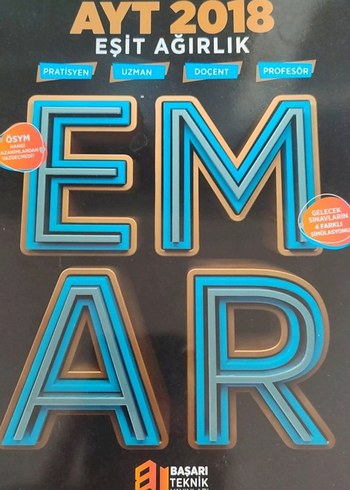 AYT 2018 Eşit Ağırlık EMAR Dergisi