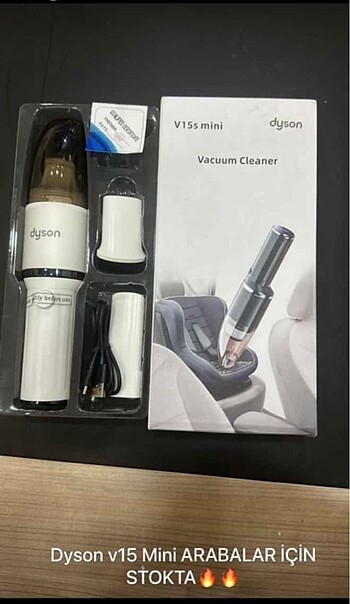 Dyson v15s araba süpürgesi