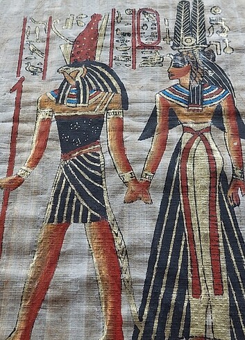 Tasarımcı Gerçek papirüs üzerine antik Mısır tablo