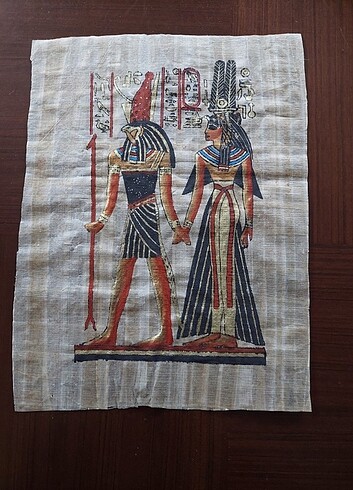  Beden Gerçek papirüs üzerine antik Mısır tablo