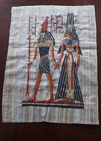  Beden çeşitli Renk Gerçek papirüs üzerine antik Mısır tablo