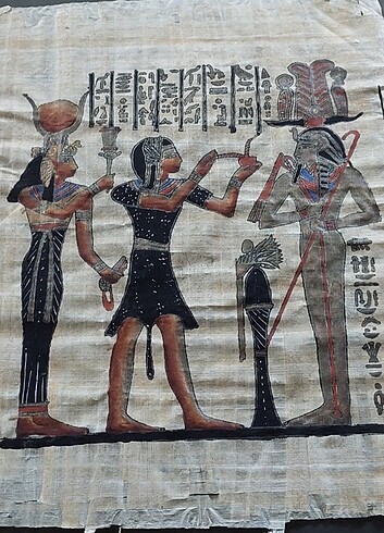Antik mısır, gerçek papirüs tablo