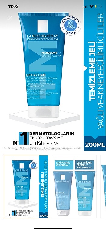 La Roche posay effaclar
