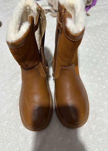 Camper Kız Çocuk taba Kürklü Deri Bot - Görsel 2