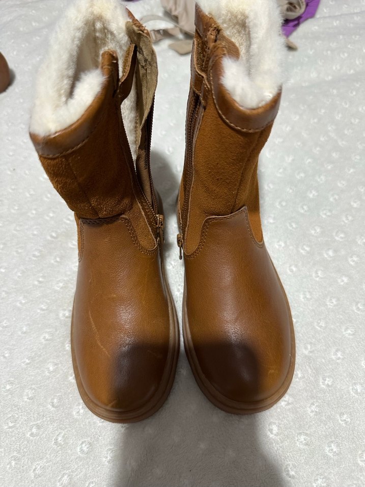 Camper Kız Çocuk taba Kürklü Deri Bot - Görsel 2