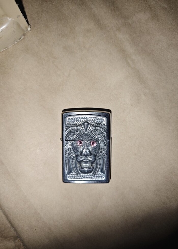 Zippo aslan çakmak  - Görsel 2