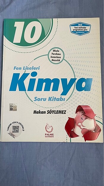 PALME YAYINLARI 10. SINIF KIMYA