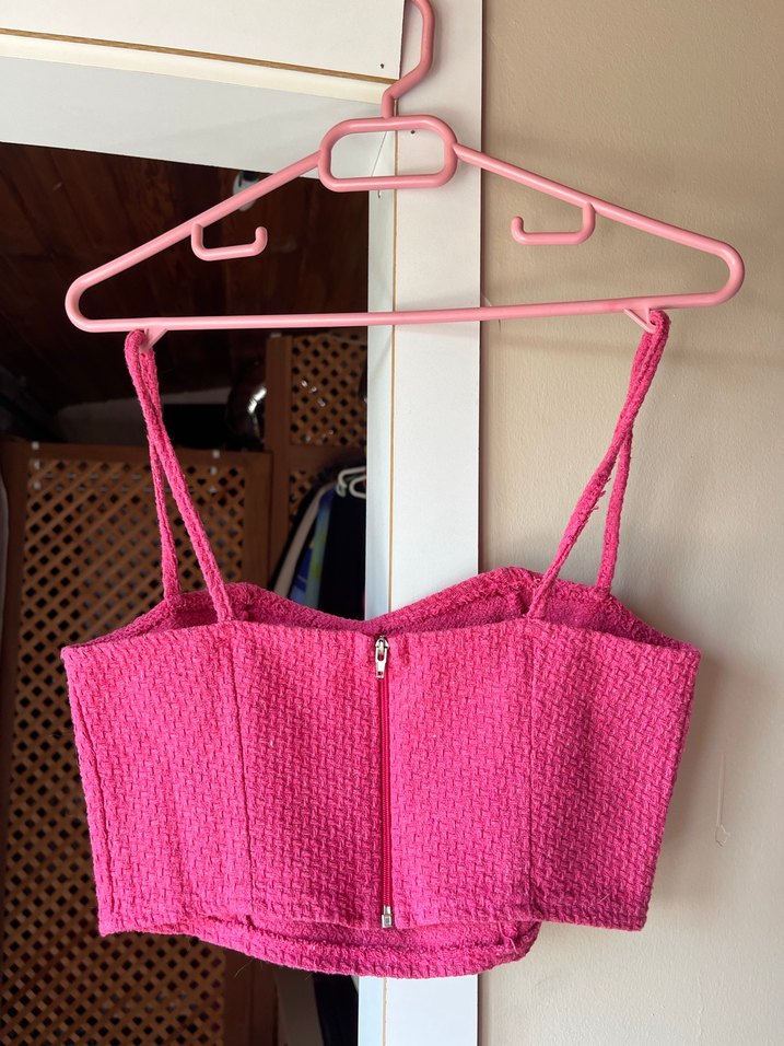 Pembe Bralet - Görsel 3