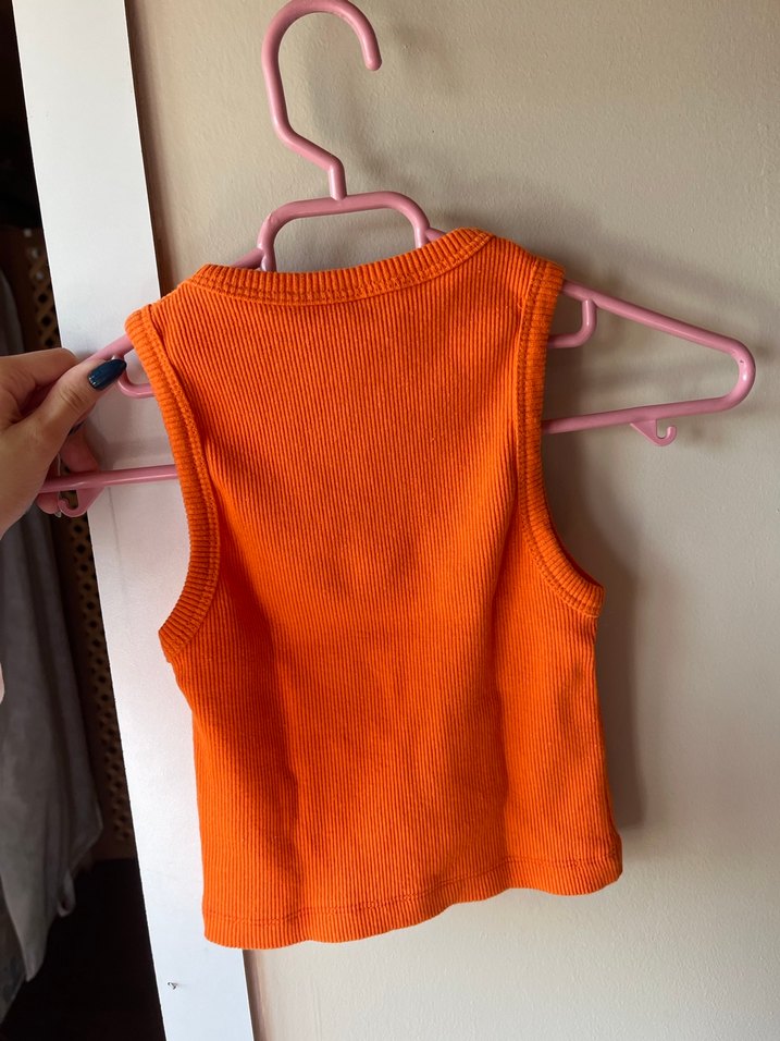 KıTuruncu Yüksek Yakalı Triko Atlet - Görsel 2