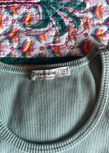 Buz mavisi Örgü Bohem Atlet - Görsel 2