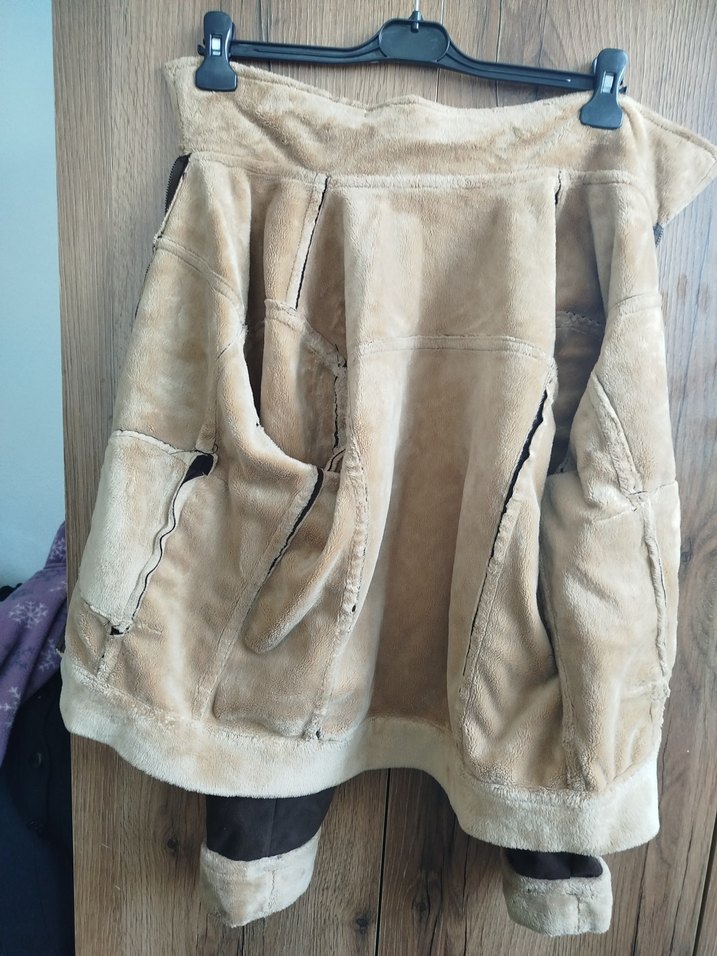 Kahverengi Süet Kemerli Midi Kadın Ceket - Görsel 2