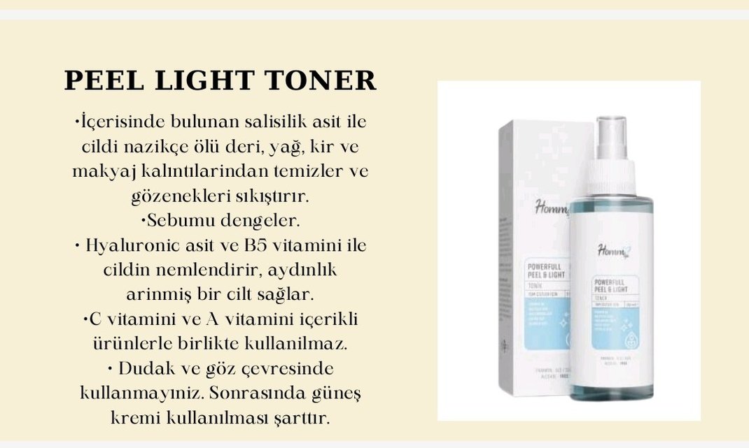 Homm Life Güçlü Peeling Etkili Alkol İçermeyen Tonik 150ml - Görsel 4